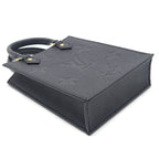 Louis Vuitton LV Petite Sac Plat Noir Empreinte Handbag — view 3