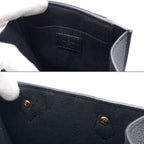 Louis Vuitton LV Petite Sac Plat Noir Empreinte Handbag — view 8