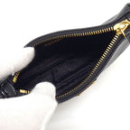 Prada Shoulder Bag Mini Chain Bag Black Saffiano Luc Gold — view 5