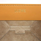 Loewe Tote Bag Puzzle Fold Mini Warm Desert Black Calfskin Gold — view 6