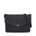 Louis Vuitton Shoulder Bag Black Monogram Empreinte Leather Gold