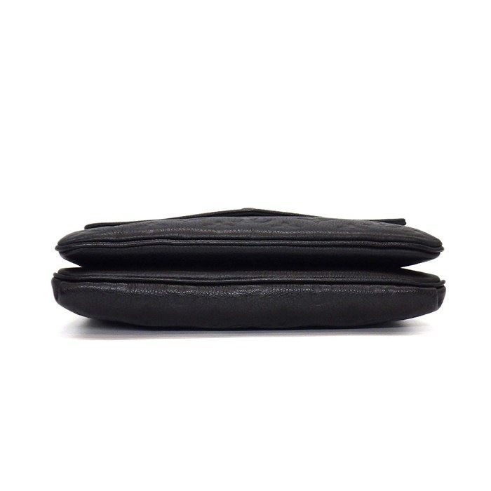 Louis Vuitton Shoulder Bag Black Monogram Empreinte Leather Gold — view 4