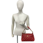 Chanel CC Logo Wild Stitch Lambskin Handbag — view 2