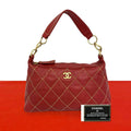 Chanel CC Logo Wild Stitch Lambskin Handbag