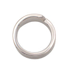 Hermes Italique Ring Actual 54 Vintage 925 Sterling Silver Logo Black Simple — view 4