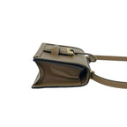 Loewe Barcelona Logo Leather Mini Shoulder Bag Crossbody Pochette Beige — view 6
