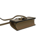 Loewe Barcelona Logo Leather Mini Shoulder Bag Crossbody Pochette Beige — view 7