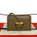 Loewe Barcelona Logo Leather Mini Shoulder Bag Crossbody Pochette Beige