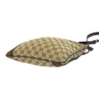 Gucci Sherry Line GG Pattern Logo Canvas Leather Shoulder Bag Pochette Crossbody — view 8