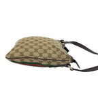 Gucci Sherry Line GG Pattern Logo Canvas Leather Shoulder Bag Pochette Crossbody — view 6