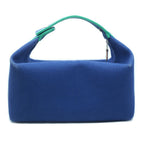 Hermes Brid-a-brac GM Navy Green Silver Bag — view 2