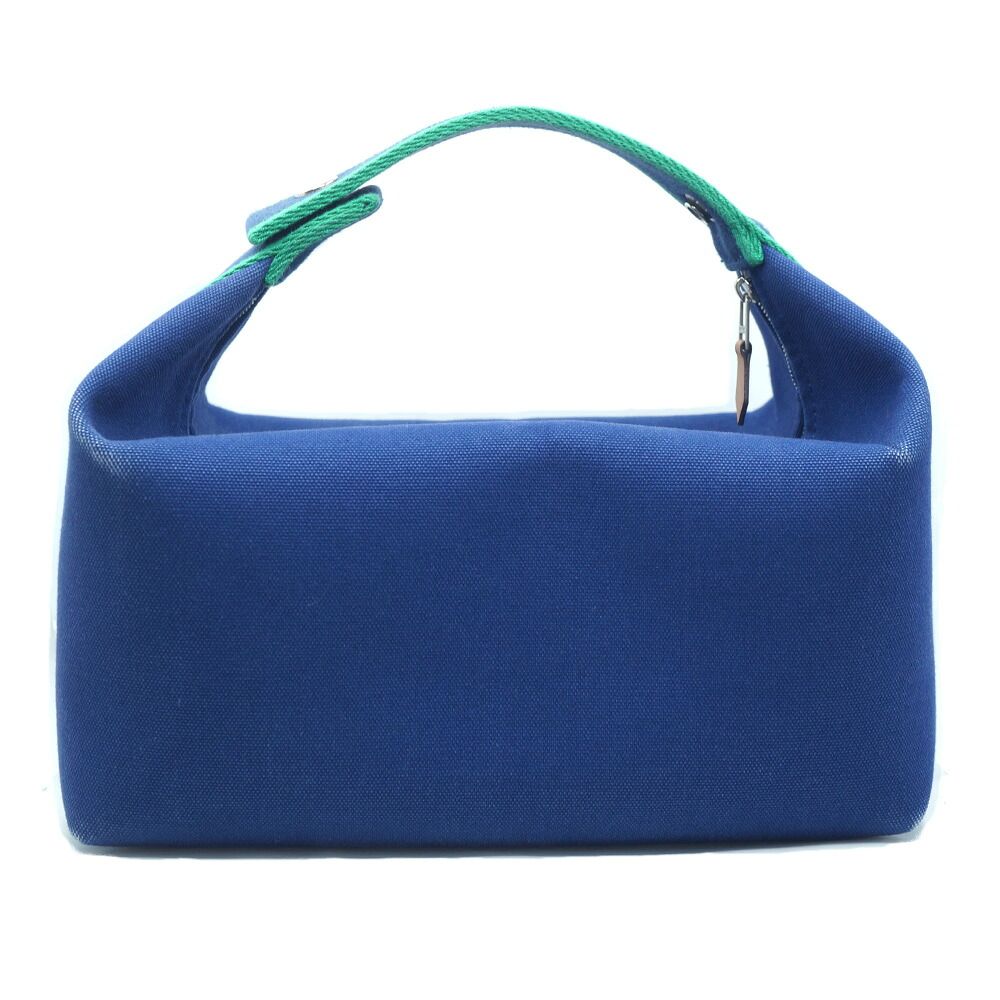 Hermes Brid-a-brac GM Navy Green Silver Bag — view 2