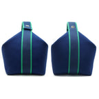 Hermes Brid-a-brac GM Navy Green Silver Bag — view 3
