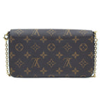 Louis Vuitton Pochette Felicie Shoulder Bag Brown Gold Monogram — view 2