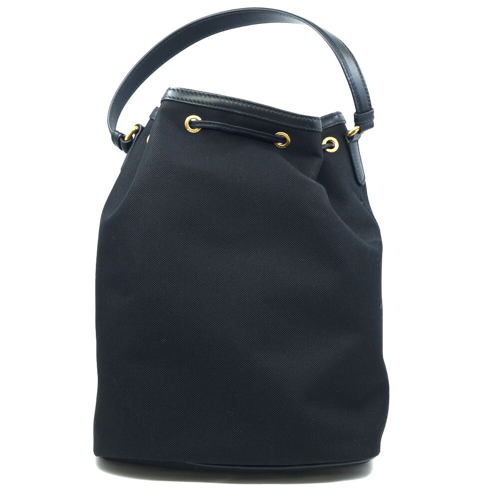 Prada Bucket Backpack Black Gold — view 2