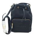 Prada Bucket Backpack Black Gold