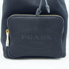 Prada Bucket Backpack Black Gold — view 5