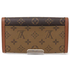 Louis Vuitton Portefeuille Sarah Dauphine Monogram Reverse Brown Wallet — view 3