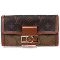 Louis Vuitton Portefeuille Sarah Dauphine Monogram Reverse Brown Wallet
