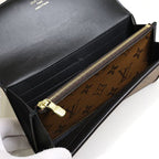 Louis Vuitton Portefeuille Sarah Dauphine Monogram Reverse Brown Wallet — view 6