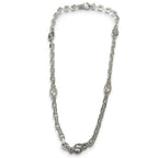Gucci Interlocking Chain Necklace Silver — view 3