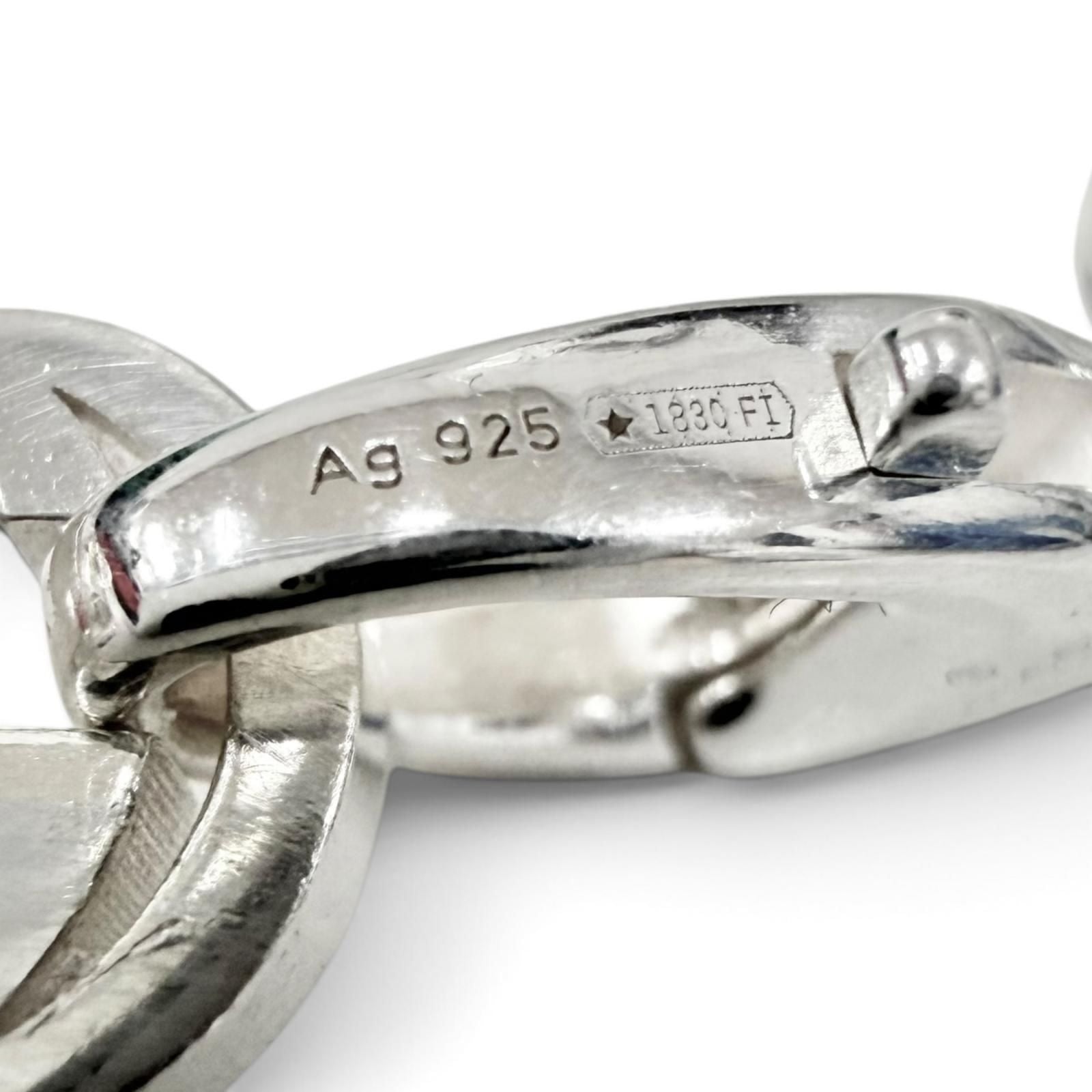 Gucci Interlocking Chain Necklace Silver — view 6