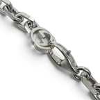 Gucci Interlocking Chain Necklace Silver — view 4