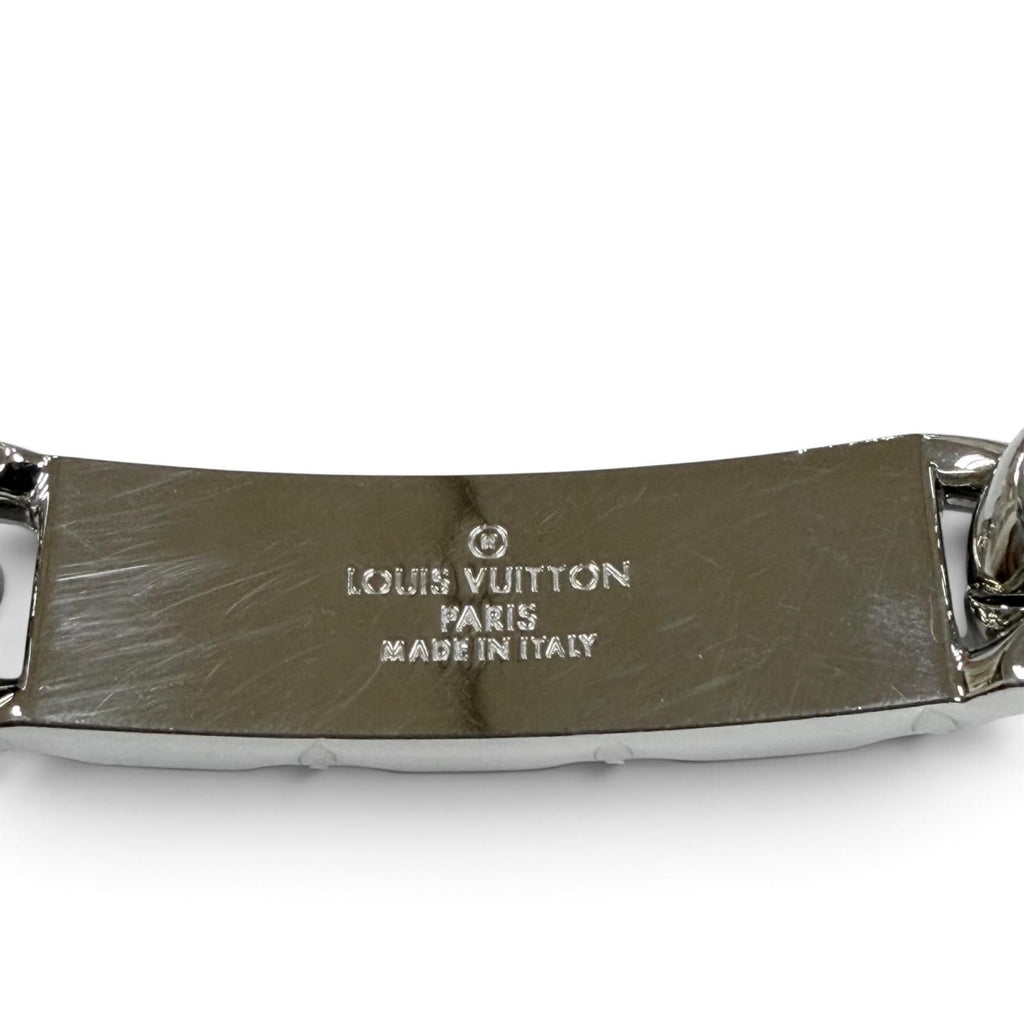 Louis Vuitton Monogram Chain Bracelet Silver M Box Included — view 6