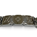 Louis Vuitton Monogram Chain Bracelet Silver M Box Included — view 5