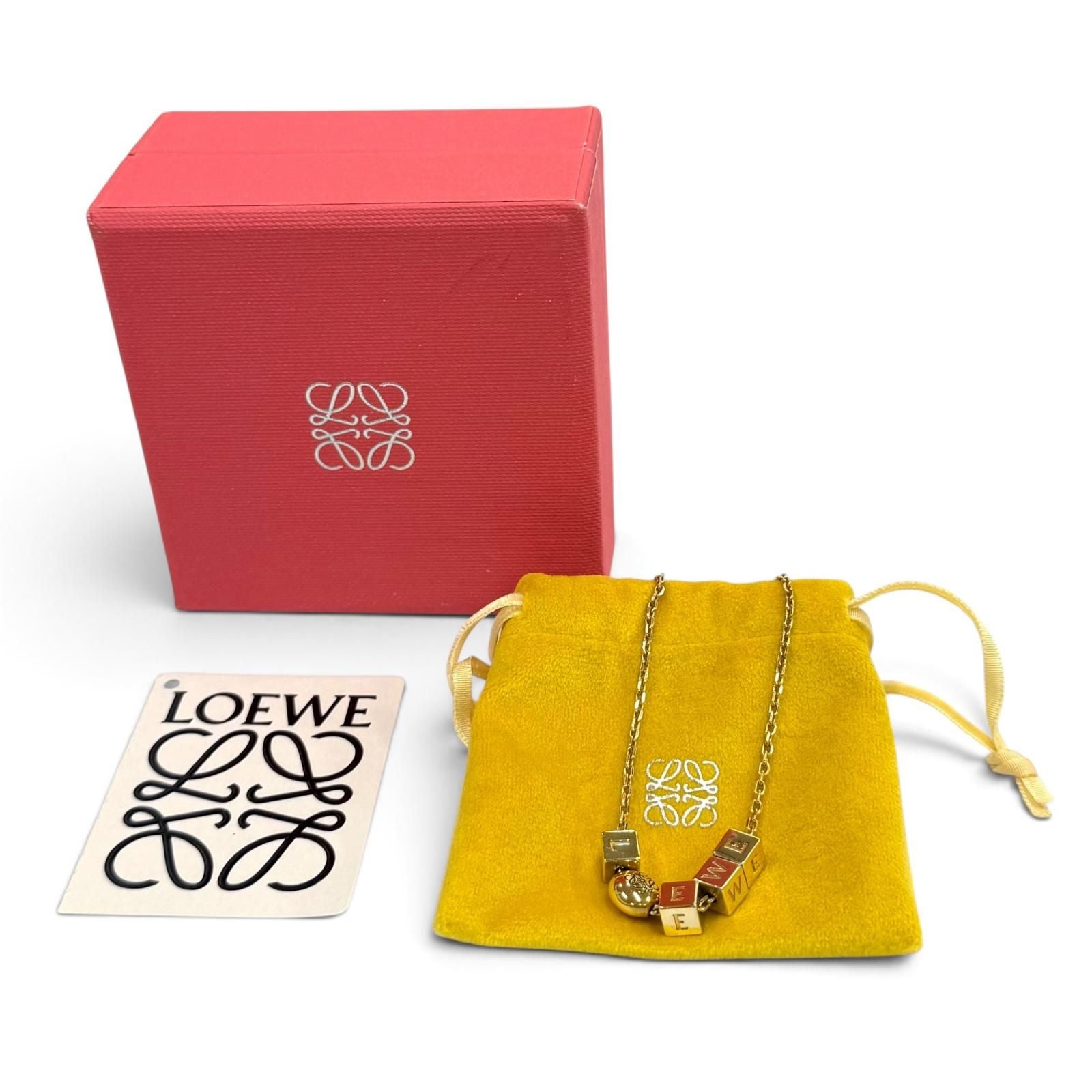 Loewe 122100 Necklace Gold — view 2