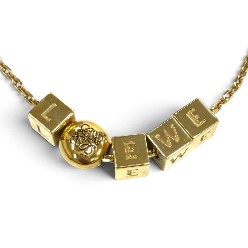Loewe 122100 Necklace Gold