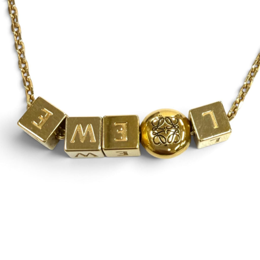 Loewe 122100 Necklace Gold — view 4