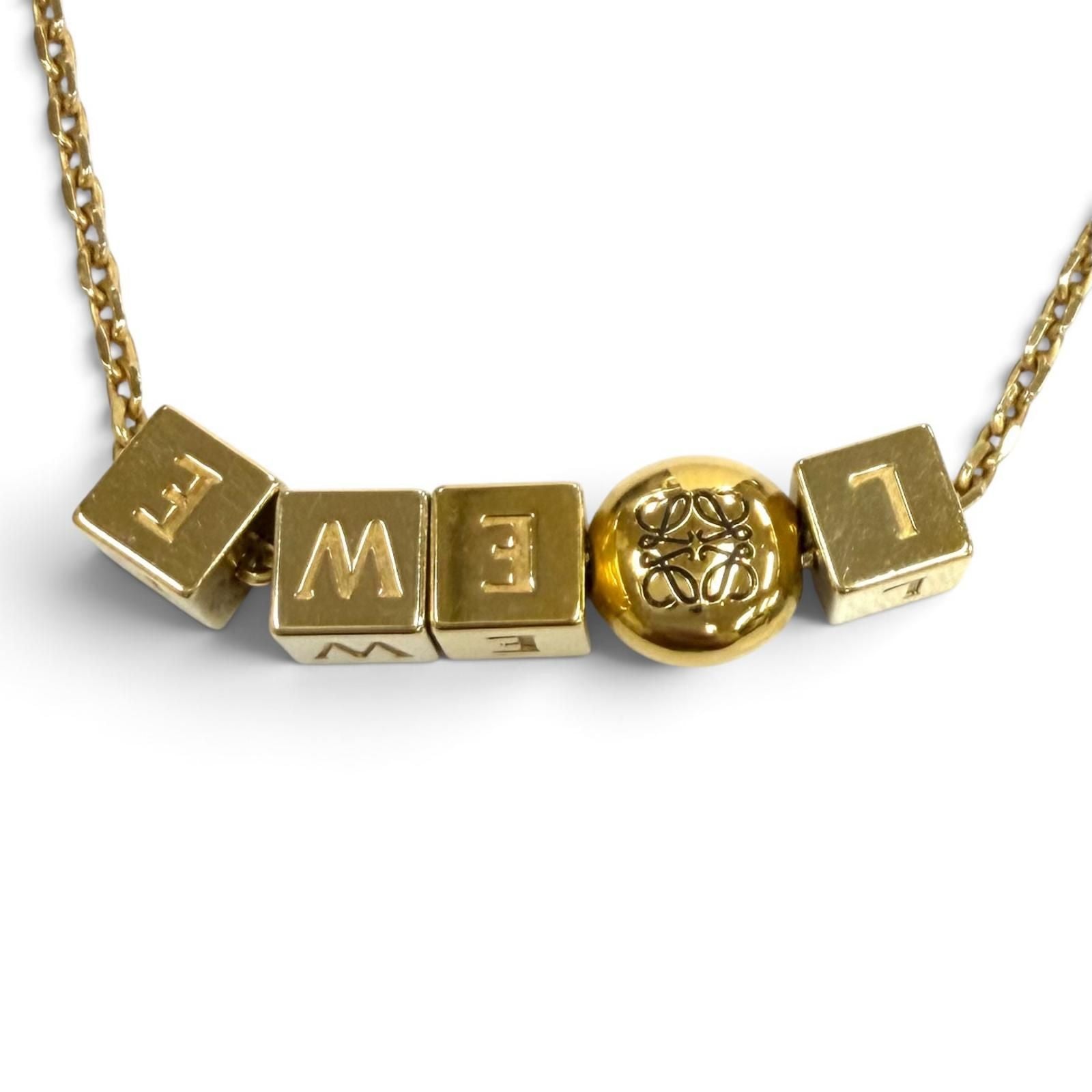 Loewe 122100 Necklace Gold — view 4