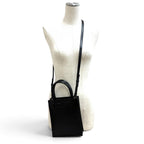 Loewe Standard Tote Leather 2-Way Shoulder Bag Black — view 2