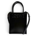 Loewe Standard Tote Leather 2-Way Shoulder Bag Black