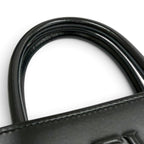 Loewe Standard Tote Leather 2-Way Shoulder Bag Black — view 8