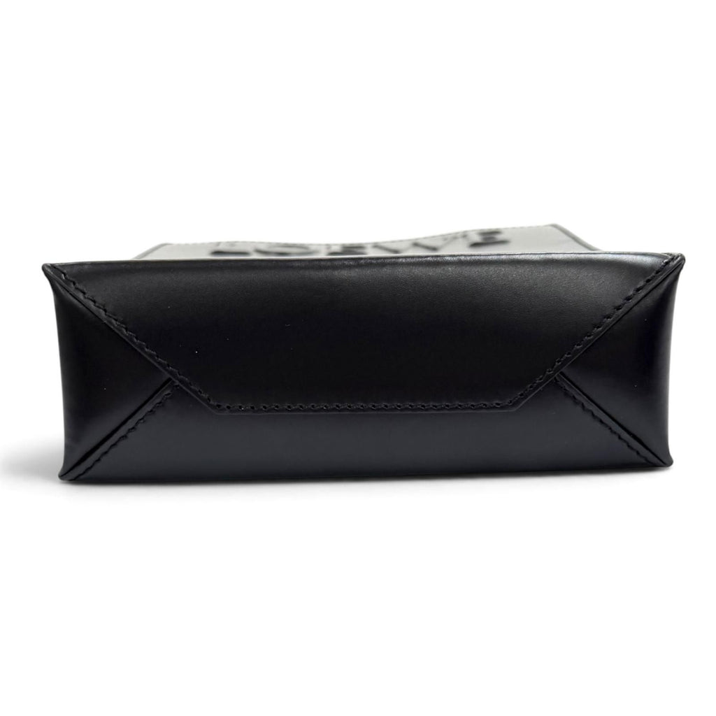 Loewe Standard Tote Leather 2-Way Shoulder Bag Black — view 5