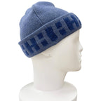 Hermes Bonnet Rajastan 95% Cashmere Martin Margiela Era Logo Beanie Knit — view 4