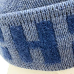 Hermes Bonnet Rajastan 95% Cashmere Martin Margiela Era Logo Beanie Knit — view 5