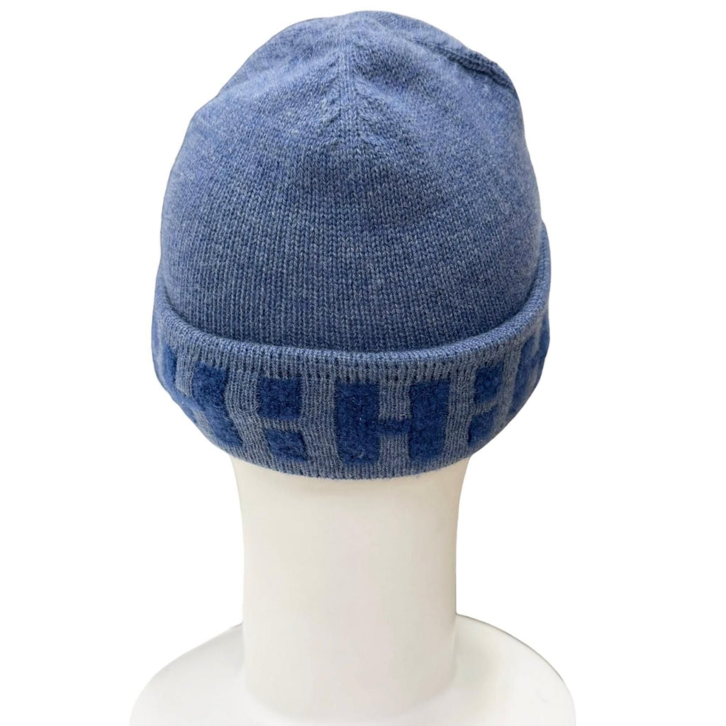 Hermes Bonnet Rajastan 95% Cashmere Martin Margiela Era Logo Beanie Knit — view 3