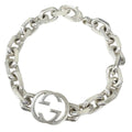 Gucci Interlocking Chain Bracelet Silver 19