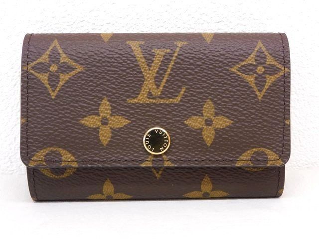 Louis Vuitton 2 Key Case Multicles 6 Monogram New Key Holder