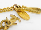 Chanel Soccer Ball Multi Stone CC Logo Bracelet Gold — view 2