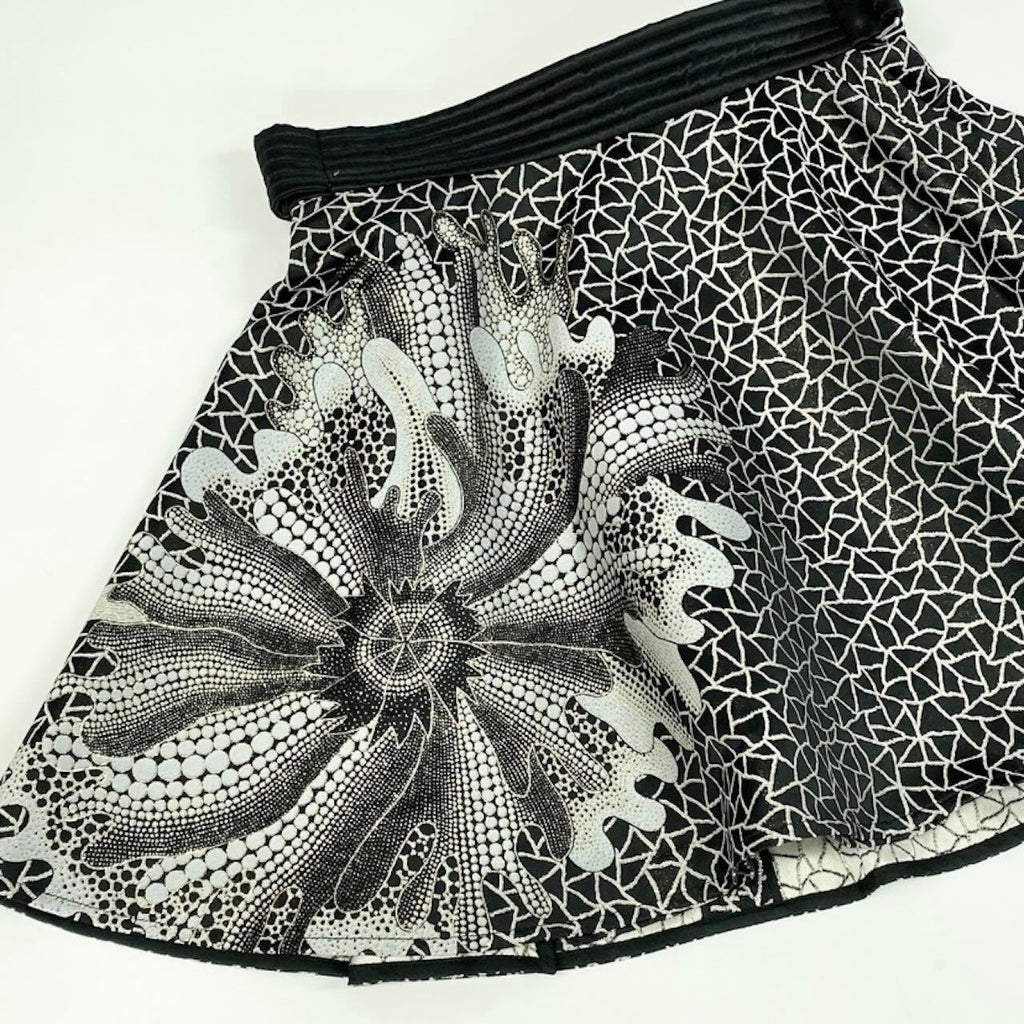 Louis Vuitton Yayoi Kusama Flower Skirt Flare with Belt — view 3