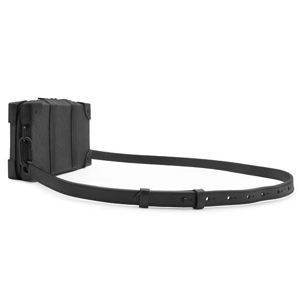 Louis Vuitton Shoulder Bag Soft Trunk Wallet Leather Taurillon Black Matte — view 2