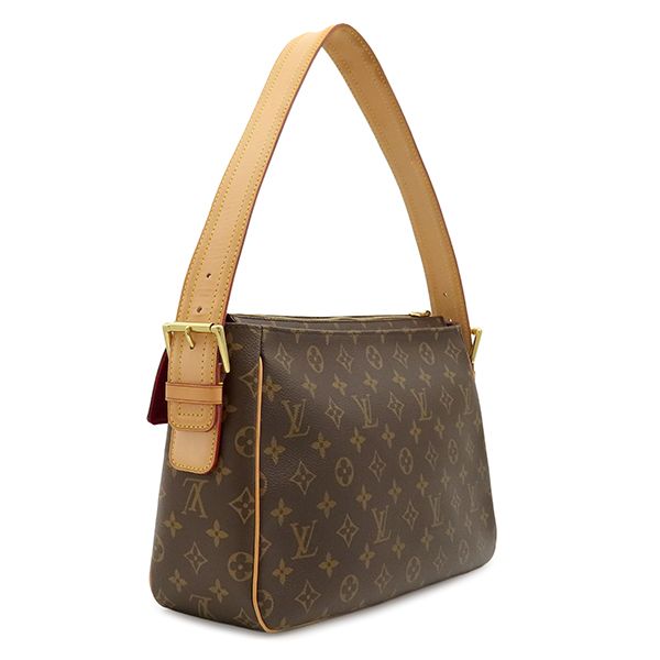 Louis Vuitton Shoulder Bag Viva Cite GM Monogram Canvas Gold Brown — view 2