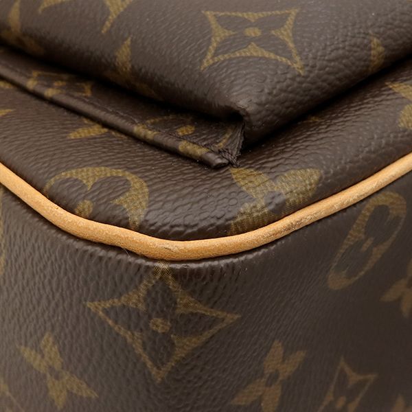 Louis Vuitton Shoulder Bag Viva Cite GM Monogram Canvas Gold Brown — view 4