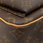 Louis Vuitton Shoulder Bag Viva Cite GM Monogram Canvas Gold Brown — view 4