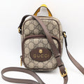 Gucci Neo Vintage GG Supreme Tiger Head Shoulder Bag Cross