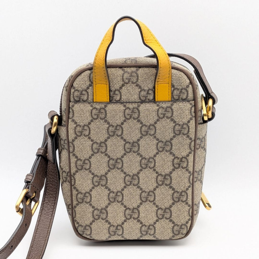 Gucci Neo Vintage GG Supreme Tiger Head Shoulder Bag Cross — view 2